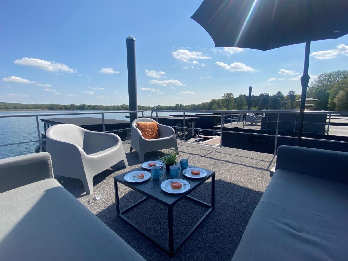 Houseboats Mookerplas Met Dakterras Middelaar Luaran gambar