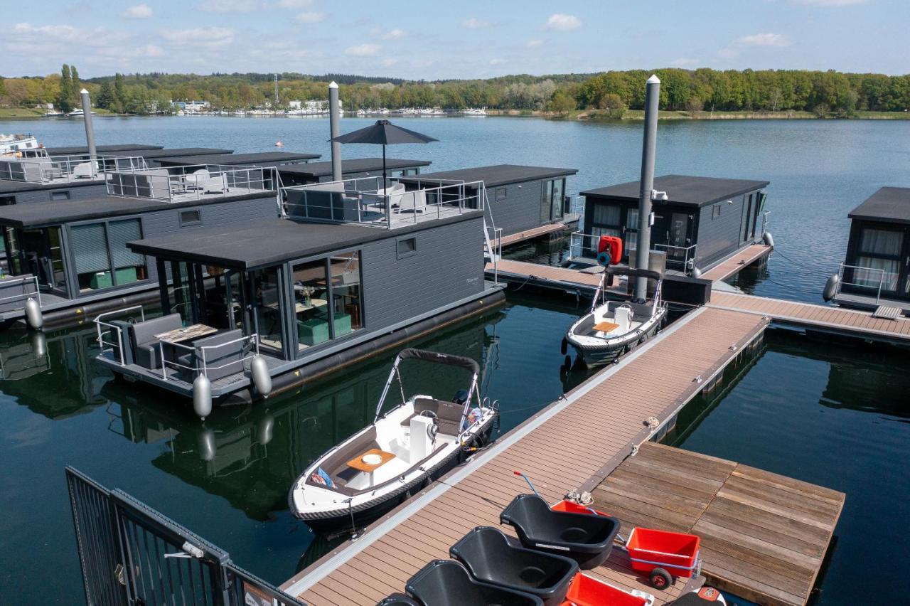 Houseboats Mookerplas Met Dakterras Middelaar Luaran gambar