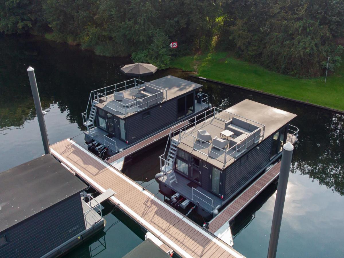 Houseboats Mookerplas Met Dakterras Middelaar Luaran gambar