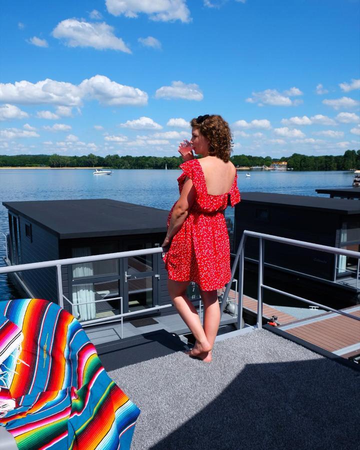 Houseboats Mookerplas Met Dakterras Middelaar Luaran gambar