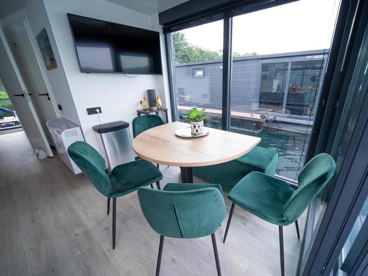 Houseboats Mookerplas Met Dakterras Middelaar Luaran gambar