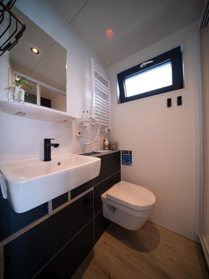 Houseboats Mookerplas Met Dakterras Middelaar Luaran gambar