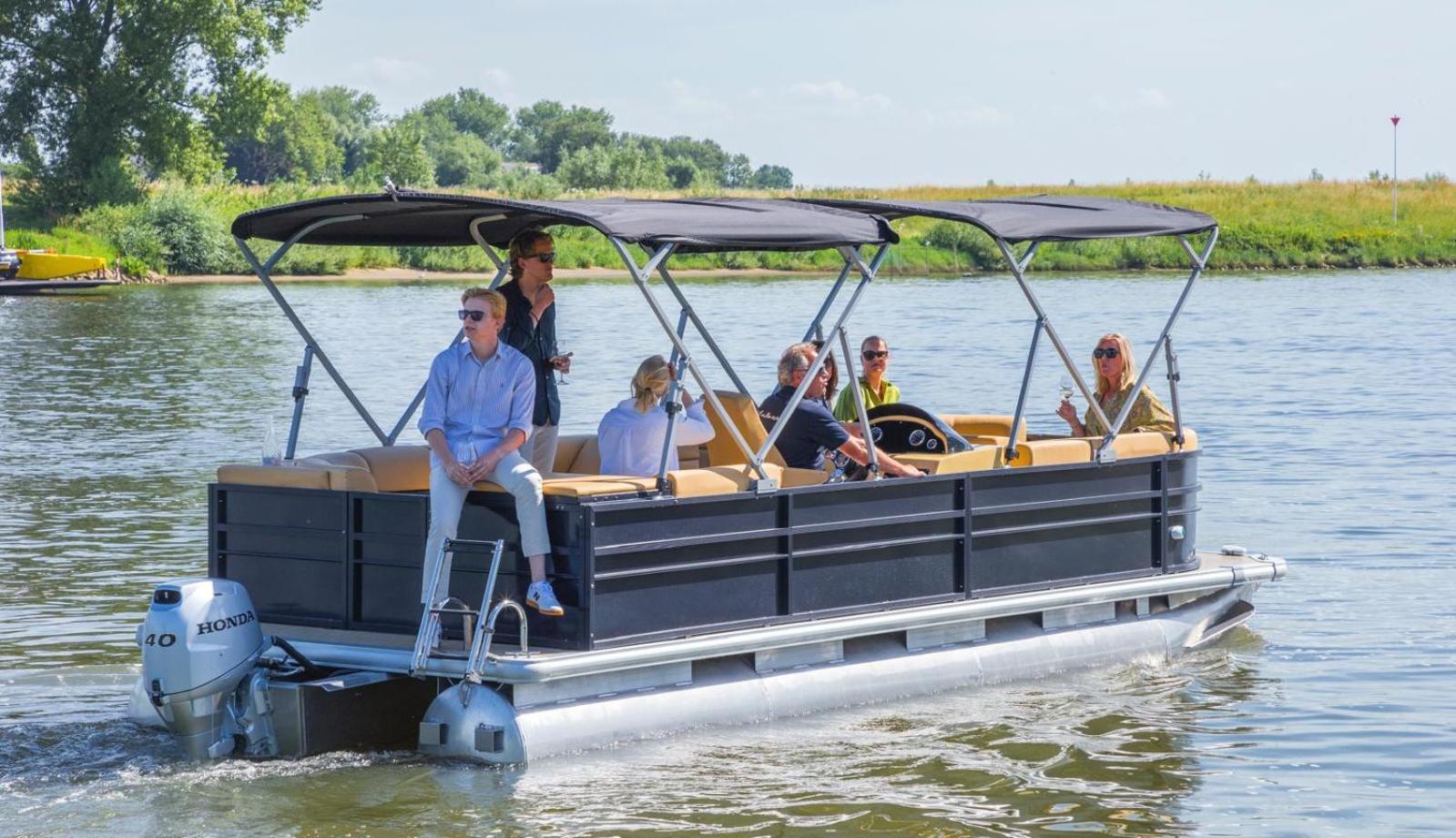 Houseboats Mookerplas Met Dakterras Middelaar Luaran gambar